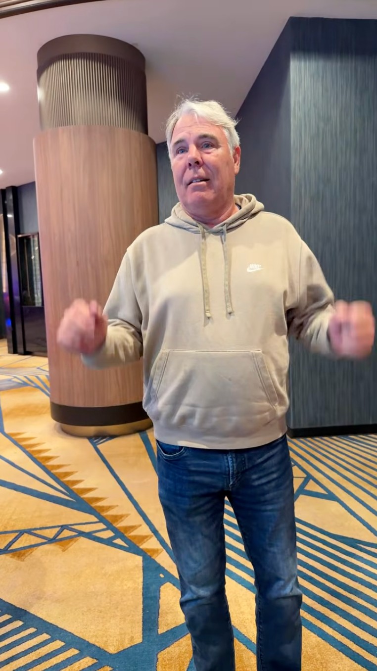 Uncle Chris hyped up